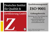Certified to ISO 9001 